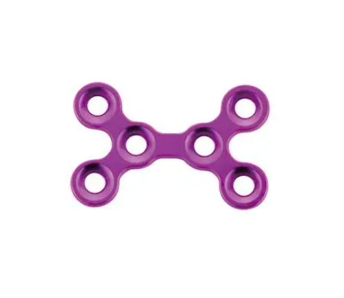 Locking maxillofacial micro double Y plate