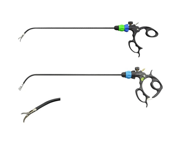 Articulated laparoscopic forceps