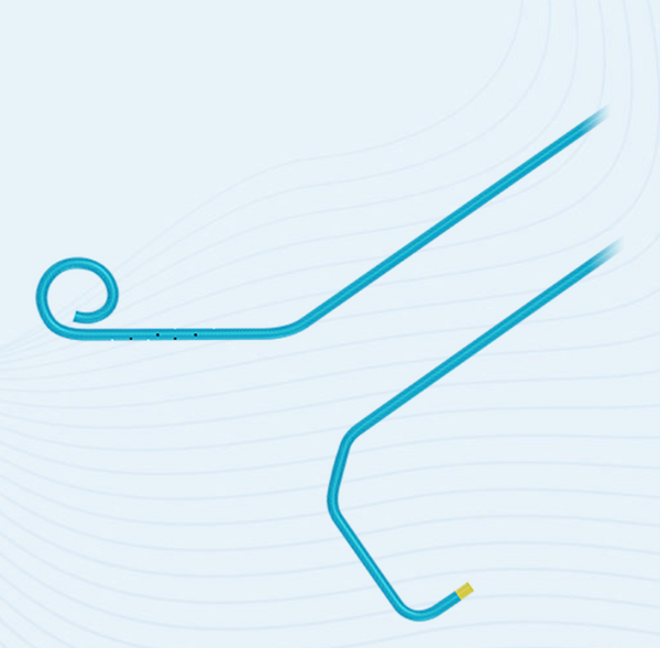 Hydrophilic angiographic catheter