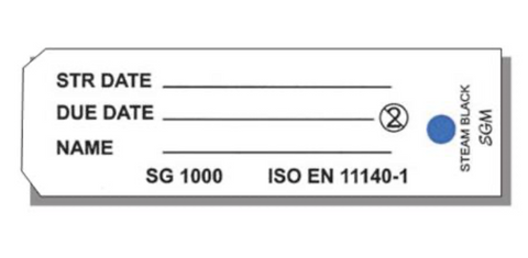 Single use paper label